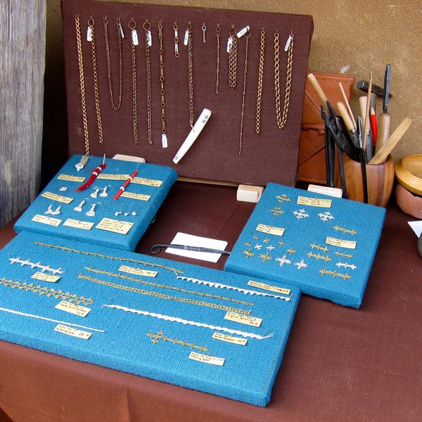 Birkaposamente Marktstand