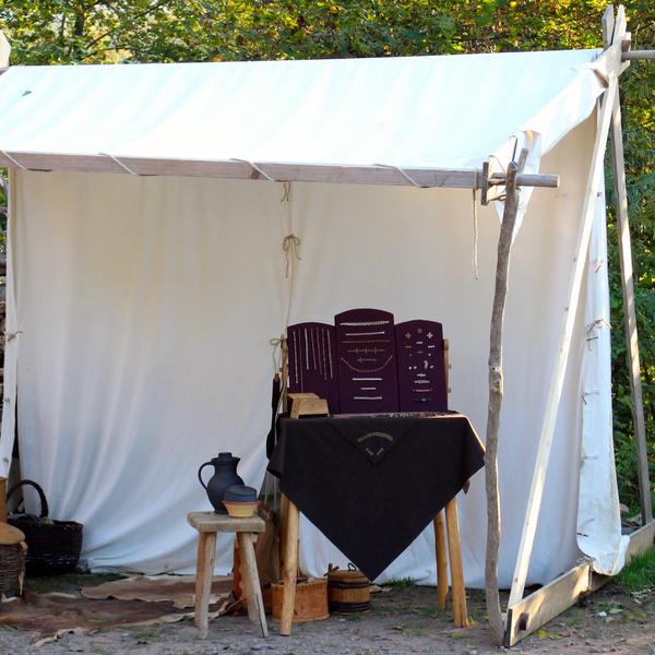 Birkaposamente Marktstand